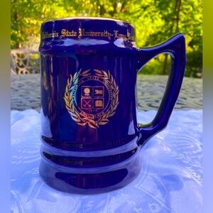 Vintage Ceramic Cal State University Beer Mug Beer Stein, W.C. Bunting Co.